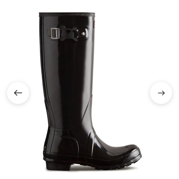 Hunter Women's Original Tall Gloss Rain Boots - Picture 4 of 7